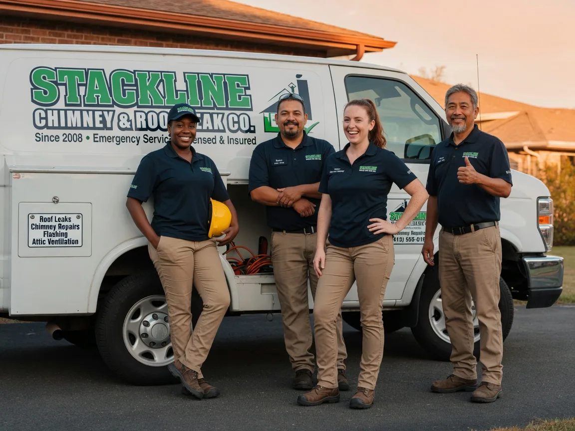 Chimney flashing repair company in Mercer, ND